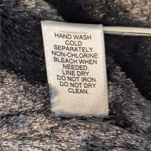 Cato Black Fleece Lined Faux Leather Bomber Jacket Size Large - Picture 8 of 9